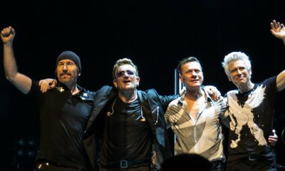 Le groupe U2 sur scène